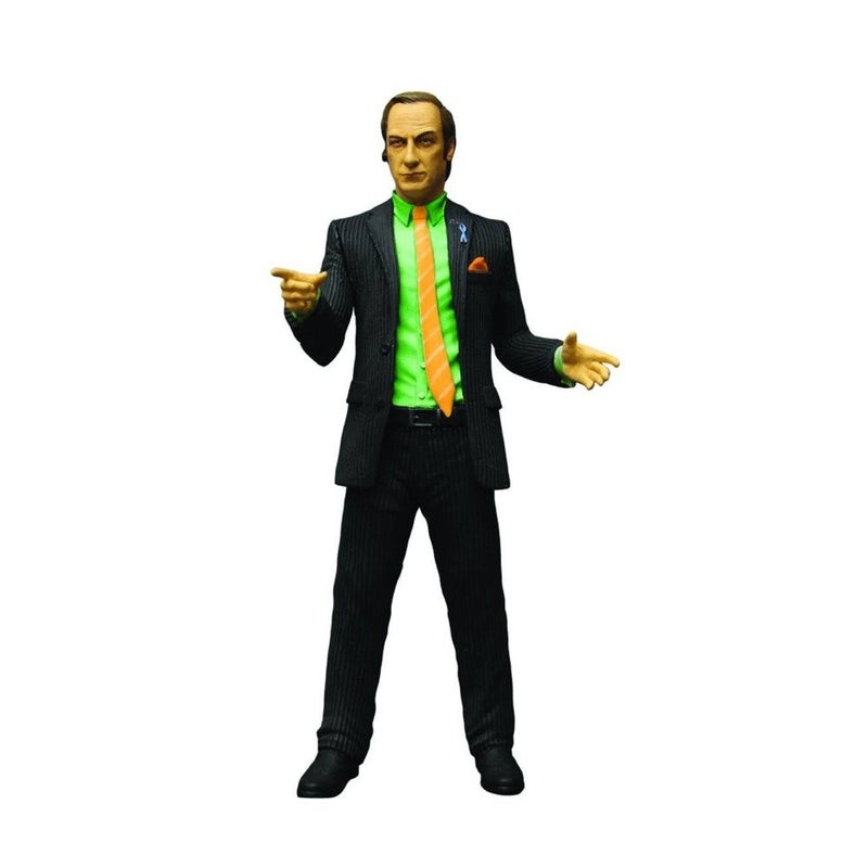 Mezco مجسم ميدزو تويز من مسلسل بريكنغ باد: سول غودمان (نسخة القميص الأخضر) 6" - Image 1