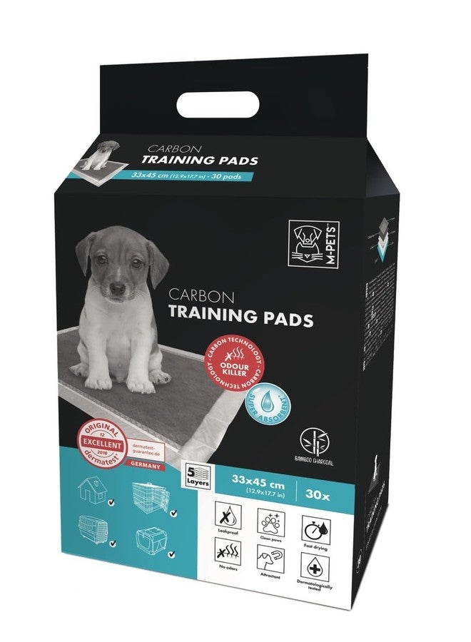 M-PETS Carbon Training Pads for Dogs - Size S - 33 x 45 cm - Pack of 30