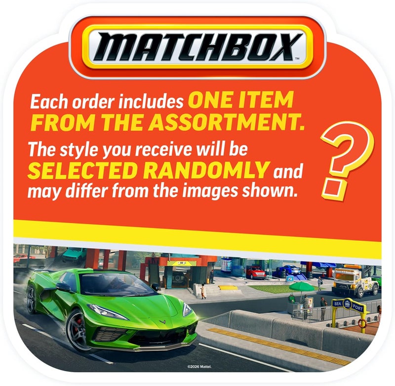 MATCHBOX ™ 5-Pack of 1:64 Scale Vehicles, 5 Toy Car Collection for Kids 3 Years & Older - Image 2