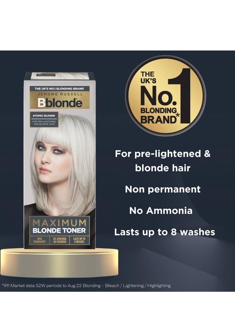 Jerome Russell Bblonde Maximum Blonde Toner Atomic Blonde 75ml - Image 4