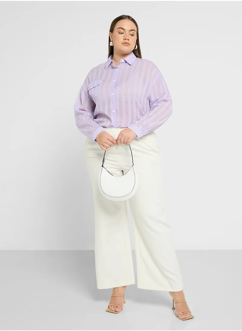 Ella Plus Button Down Shirt
