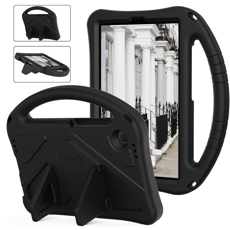 erorex For Samgsung Galaxy Tab A11 2025 EVA Shockproof Tablet Case with Holder(Black) - Image 1