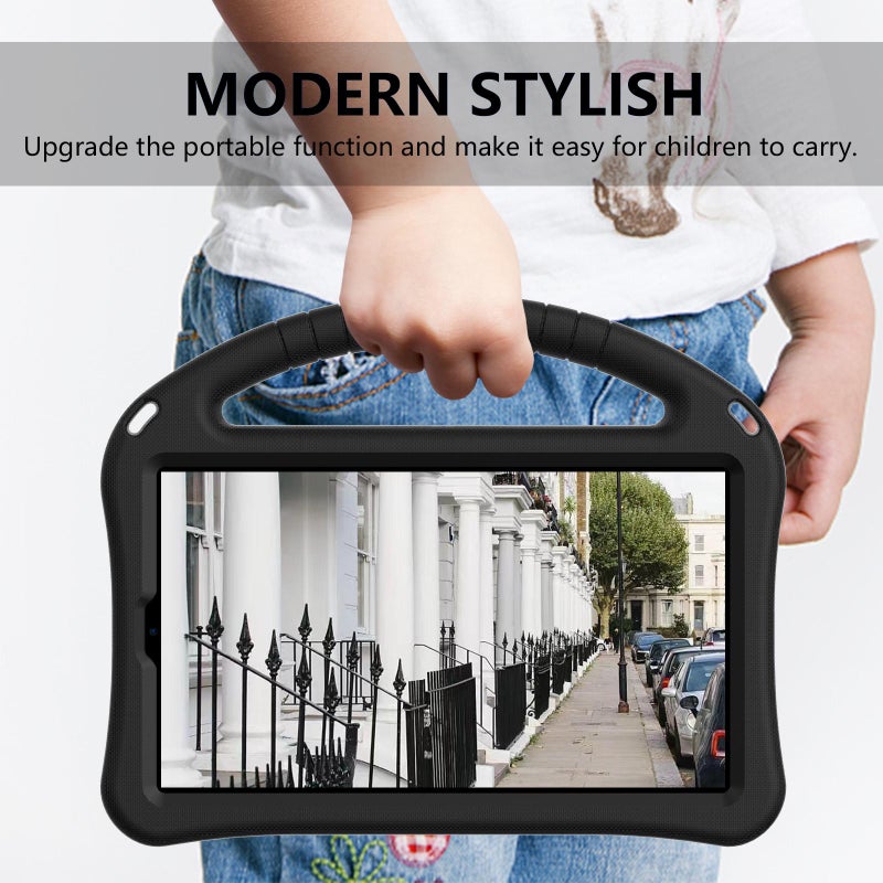 erorex For Samgsung Galaxy Tab A11 2025 EVA Shockproof Tablet Case with Holder(Black) - Image 5