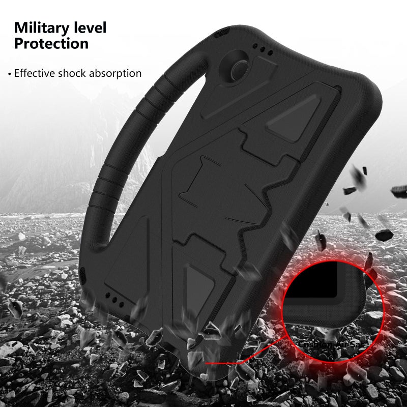 erorex For Samgsung Galaxy Tab A11 2025 EVA Shockproof Tablet Case with Holder(Black) - Image 4