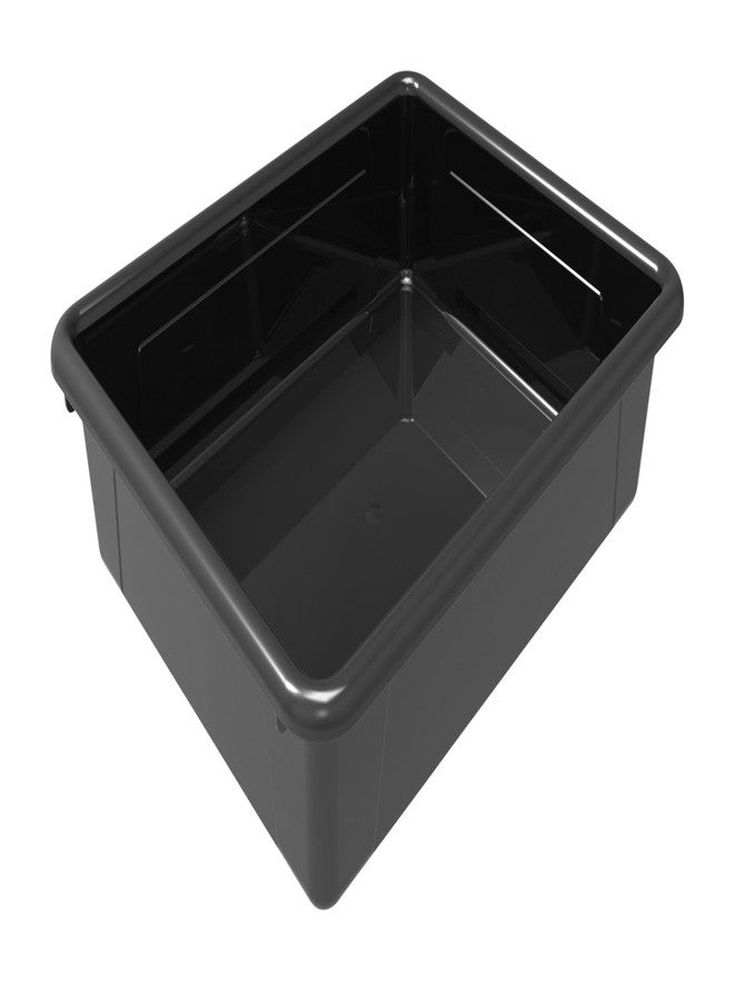 Storex Storage Tray, Letter Size, 10 x 13 x 3 Inches, Black (1 Tray only) - Image 1