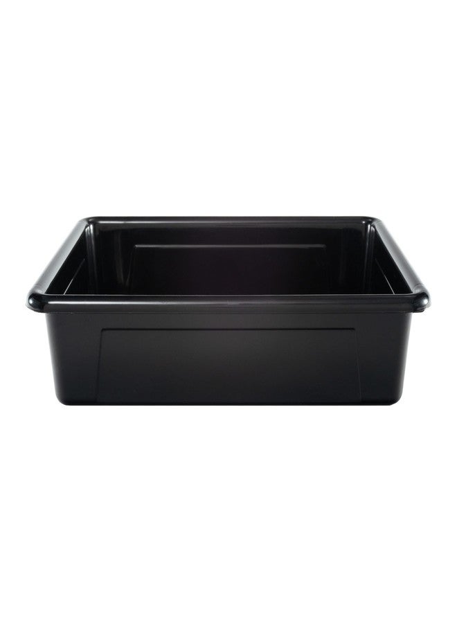 Storex Storage Tray, Letter Size, 10 x 13 x 3 Inches, Black (1 Tray only) - Image 3