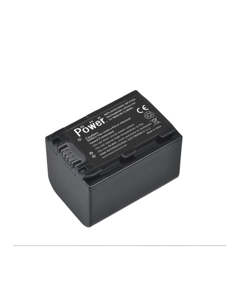 DMK Power بطارية قابلة للشحن بديلة DMK Power NP-FH70 7.2V / 1800mAh متوافقة مع كاميرات سوني - Image 1