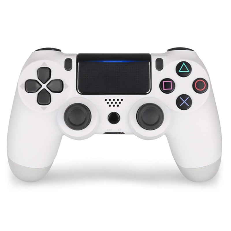 White Game Controller: Enhanced Analog Sticks Trigger Buttons - Share Function Touch Pad Built-In Speaker For PlayStation 4 Gaming - Image 1