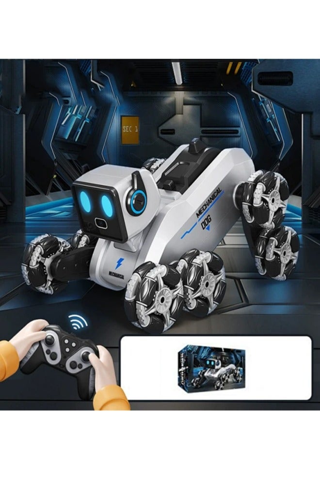 APEX Children's Remote Control Robot Dog Toy With Music and Lights