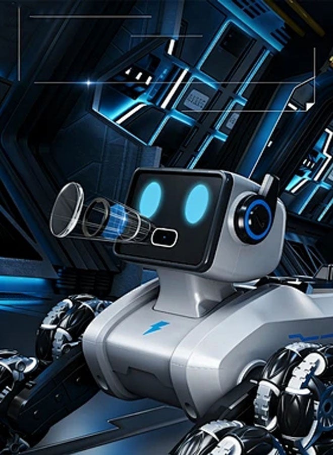 APEX Remote Control Robot,  Robot Dog, Eight-wheel Drive Stunt Robot, With Music & Light, Gesture Sensing Control - Image 5