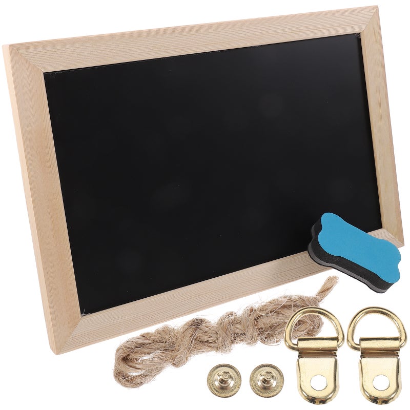 1 Set of Wall Cork Board Multi-function Cork Board Double Sided Photo Display Cork Board - Image 1
