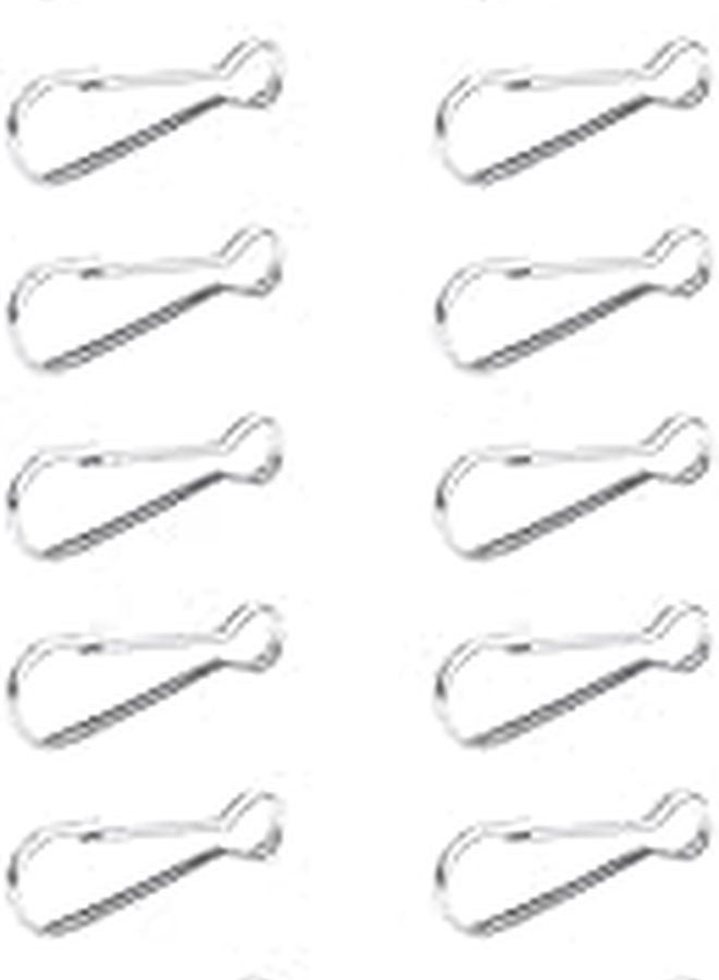 20pcs Stainless Steel Carabiner Hooks Key Rings for Outdoor Hiking Camping Accessories - Image 1