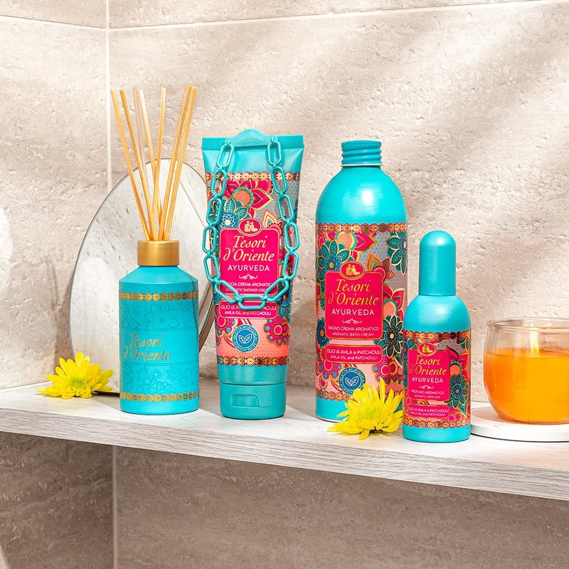 Tesori d'Oriente Tesori dâ€™Oriente Bubble Bath for Women, Foaming Bath, Bath Bubbles for Women Relaxing, Luxurious Body Wash for Women & Skin Care - 500 Ml-16.91 us Fl Oz- [Italian Import ]-(Ayurveda) - Image 5
