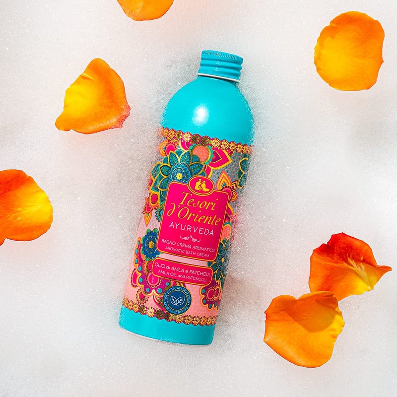 Tesori d'Oriente Tesori dâ€™Oriente Bubble Bath for Women, Foaming Bath, Bath Bubbles for Women Relaxing, Luxurious Body Wash for Women & Skin Care - 500 Ml-16.91 us Fl Oz- [Italian Import ]-(Ayurveda) - Image 2