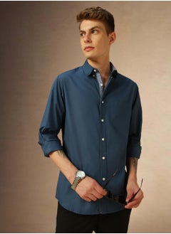 Dennis Lingo Denim Blue Shirt For Men For Men  - Image 1