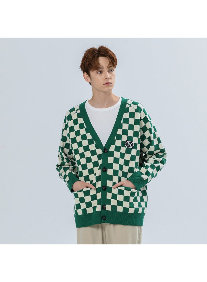 Flying in the snow Autumn And Winter Korean Style V-neck Coat Single Row Button Design Sense Lazy Style Unisex Knitted Sweater - Image 5