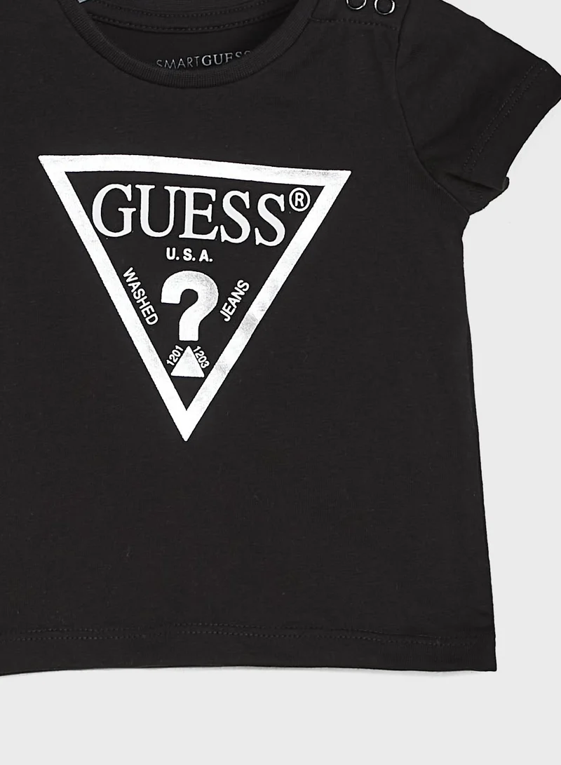 GUESS Kids Metallic Logo T-Shirt