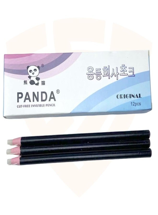 SSS Panda Cut-Free Invisible Wax Pencil for Garment Industries Marking Pencil used to mark Fabric, Clothes and Garments Used by professionals pack of 12 pencils - Image 4