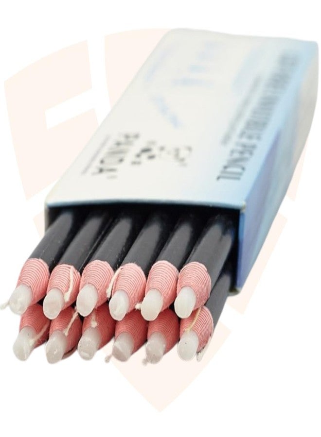 SSS Panda Cut-Free Invisible Wax Pencil for Garment Industries Marking Pencil used to mark Fabric, Clothes and Garments Used by professionals pack of 12 pencils - Image 5