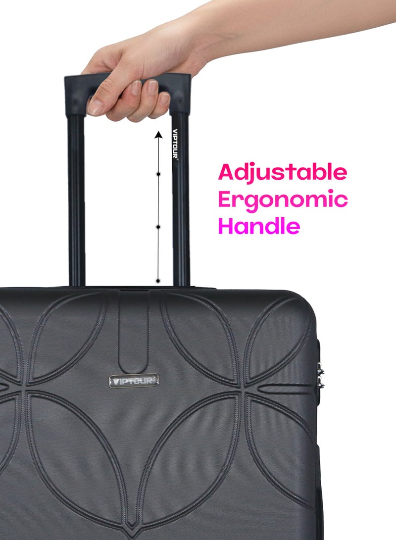 فيبتور طقم حقائب سفر 3 قطع ABS بعجلات مع نظام رقم قابل للقفل - Image 3