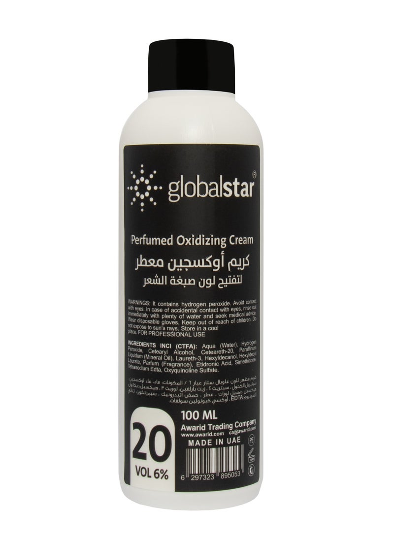 globalstar Oxygen Cream Perfumed 6% Volume 20 100ml