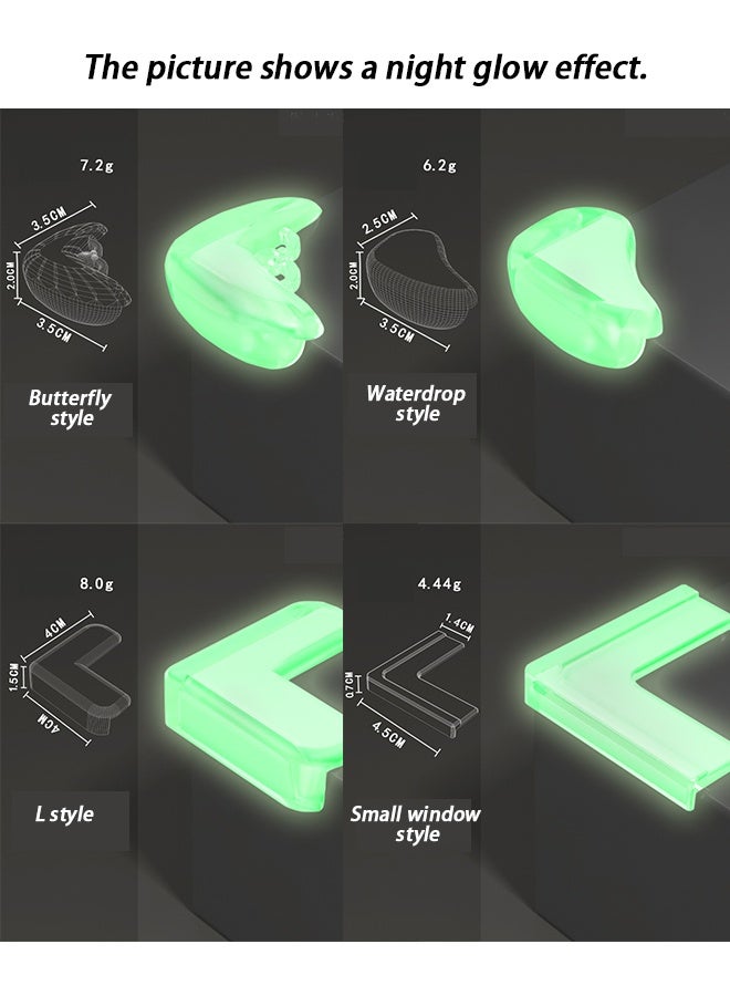 إم إكس إن 16 قطعة من واقيات الزوايا الشفافة لحماية زوايا وحواف الأثاث، غطاء واقي للزوايا لحماية الأطفال من القطع الحادة مثل الأثاث وحواف الطاولات والخزائن وزوايا المقاعد، ولحماية سلامتهم. - Image 3