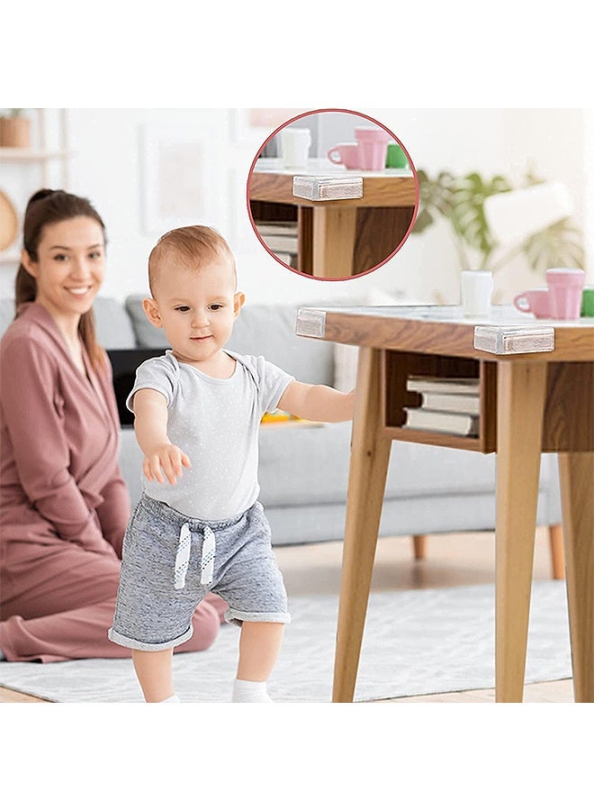 إم إكس إن 16 قطعة من واقيات الزوايا الشفافة لحماية زوايا وحواف الأثاث، غطاء واقي للزوايا لحماية الأطفال من القطع الحادة مثل الأثاث وحواف الطاولات والخزائن وزوايا المقاعد، ولحماية سلامتهم. - Image 5