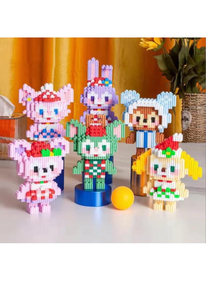 Chaulson Star Dai Rabbit Building Blocks Difficult Assembled Toys Puzzle Ornaments Gifts For Boys And Girls