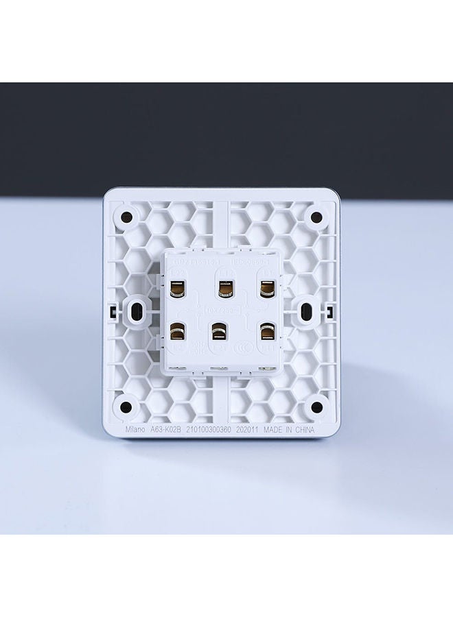 DANUBE HOME Danube Home - Milano 10A 2 Gang 2 Way Switch Sl Ps  - Image 4
