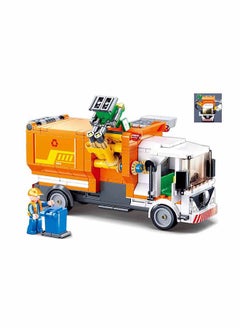 Sluban Town Series - Garbage Truck Building Blocks 326 Piece With Minifigure,Perfect As A Party Gift,Holiday,Reward For Kids,For Ages 6+ Years Old  - Image 2
