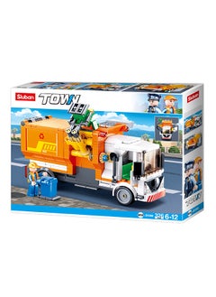 Sluban Town Series - Garbage Truck Building Blocks 326 Piece With Minifigure,Perfect As A Party Gift,Holiday,Reward For Kids,For Ages 6+ Years Old  - Image 1