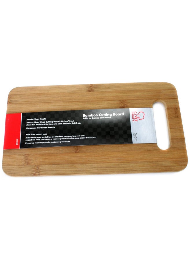 Chef Craft Platinum Series Bamboo Cutting Board Brown 7.5 x 14 Inch 21588 - Image 2