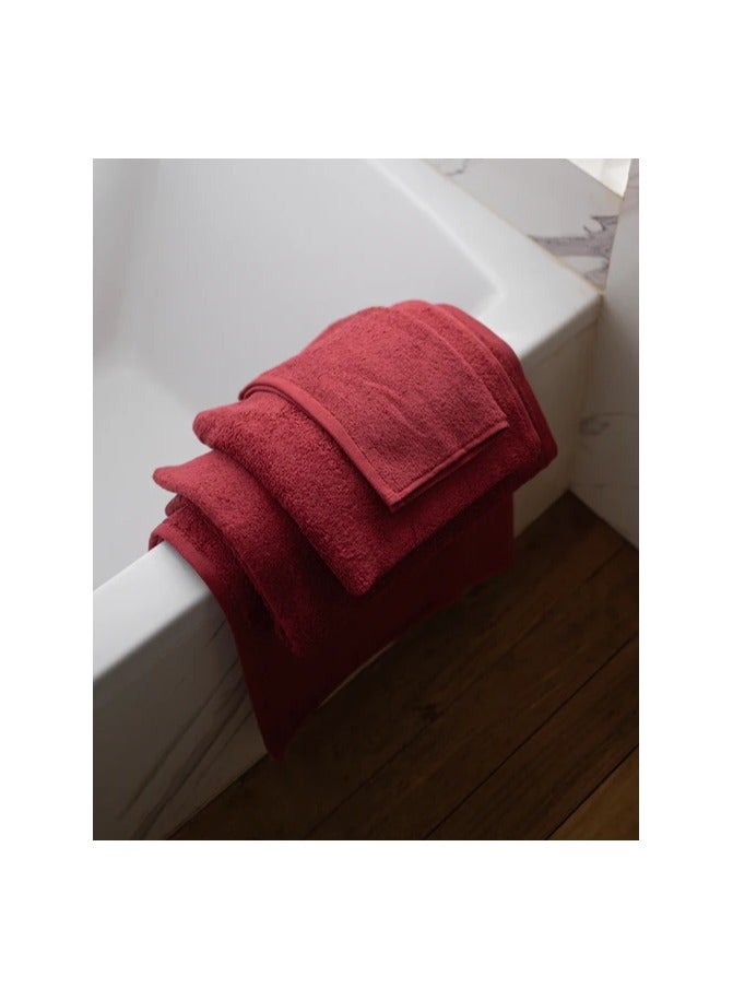 Plain Towels 500GSM ( red ) 50x100 - Image 1