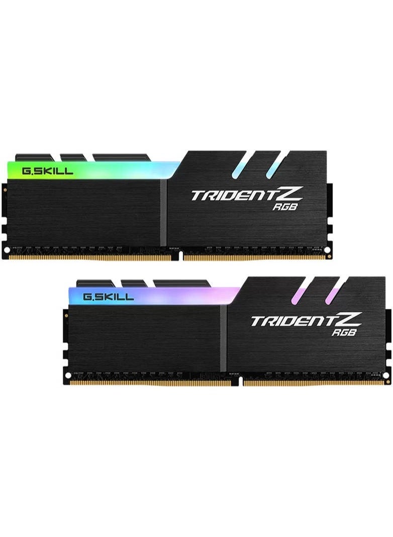 G.Skill Trident Z RGB 64GB (2x32GB) DDR4 4000MHz CL18 Desktop Memory Kit – 1.4V, XMP 2.0, 288-Pin DIMM, High-Performance Gaming & RGB Lighting, Black | F4-4000C18D-64GTZR - Image 2
