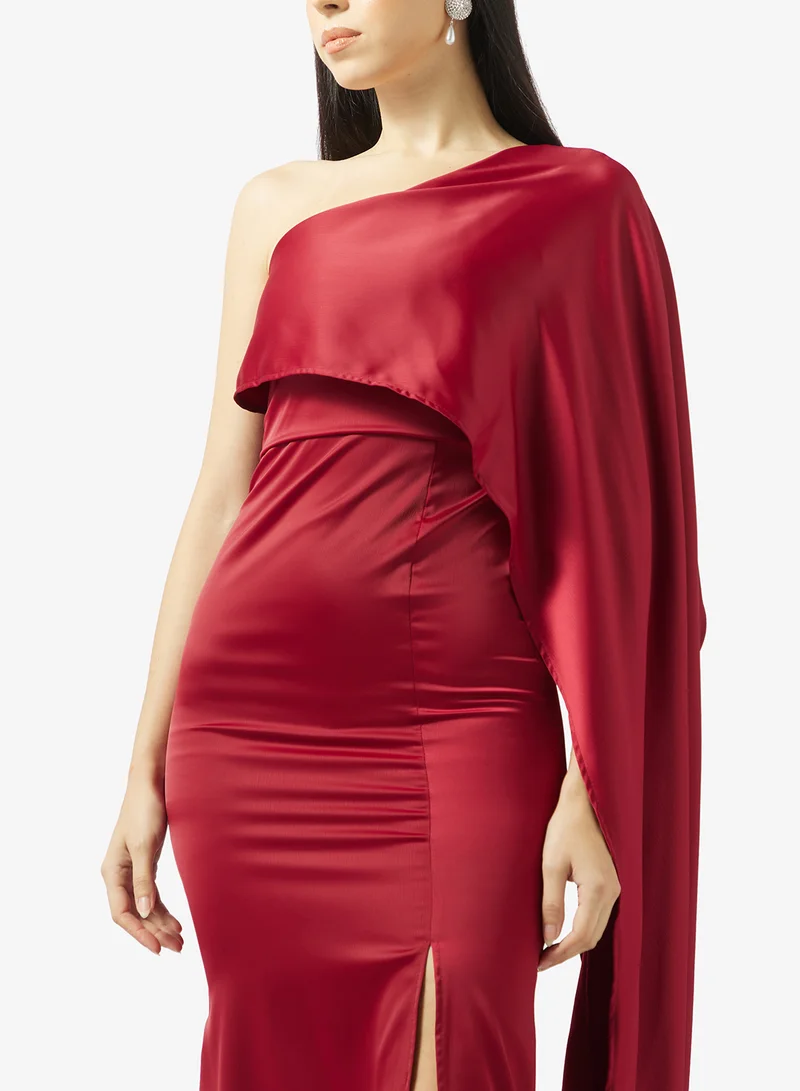 Ella Limited Edition  One Shoulder Dress With Trail for Women | Best Price UAE