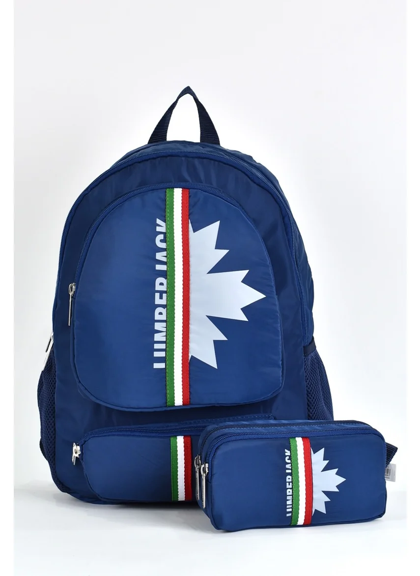 U.S. Polo Assn. Lumberjack Multi Compartment Unisex 2-Pack School Bag Set School Bag and Pencil Case LMCAN24012-14