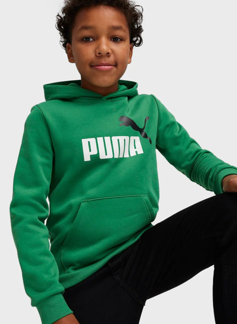 PUMA Kids Essential 2 Col Big Logo Hoodie