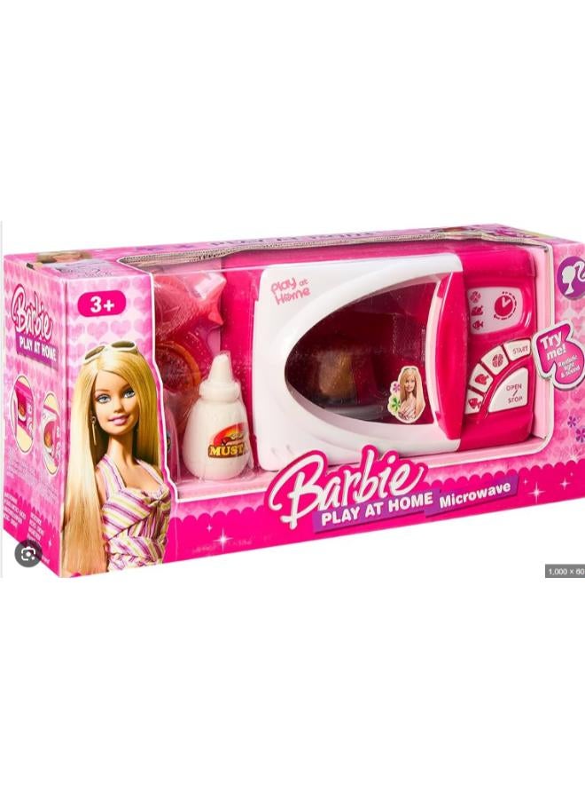 ميكروويف باربي بلاي في المنزل 6 قطع + 3 سنواتQF26134BA