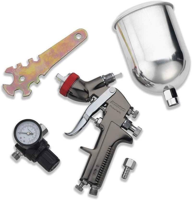 NEIKO 31216A Air Spray Paint Gun, HVLP with Gravity Feed, 2.0 MM Nozzle, 600 CC Capacity, Spray Gun Paint Sprayer for Walls, Automotive, Home Improvement - Image 1