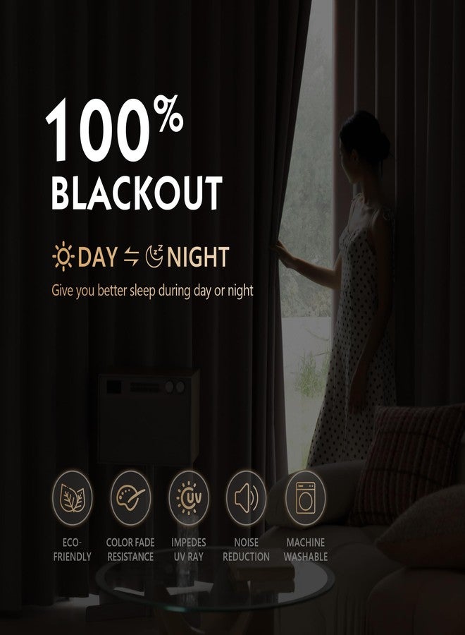 FMFUNCTEX 100% Blackout Curtains for Bedroom, Blush Pink Curtains 84 Inches Long Textured Thermal Insulated Curtains for Living Room Drapes, Black Out Drapery Grommet Room Darkening 2 Panels - Image 2