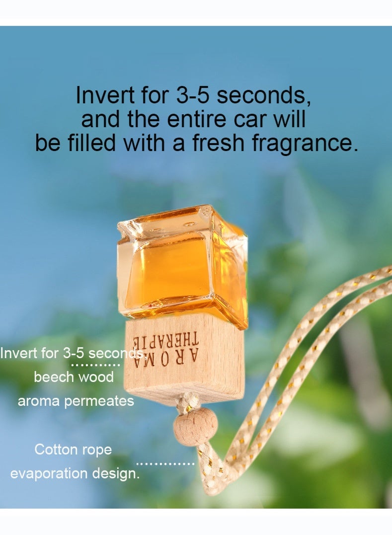 Ecoey Premium Car Air Freshener Hanging Ornament - Plant Essential Oil, Baby & Pregnant Safe, Long-Lasting Fragrance, Odor Eliminator Car Perfume - Image 5