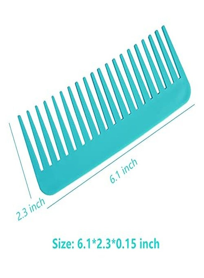 NuAngela Wide Tooth Hair Comb No Static, Detangling Styling Comb For Thick Long Curly Hair Wet Dry Hair, No Handle Round Teeth, Reduce Hair Loss&Breakages, Shower Shampoo Detangler Comb For Women Men - Image 5