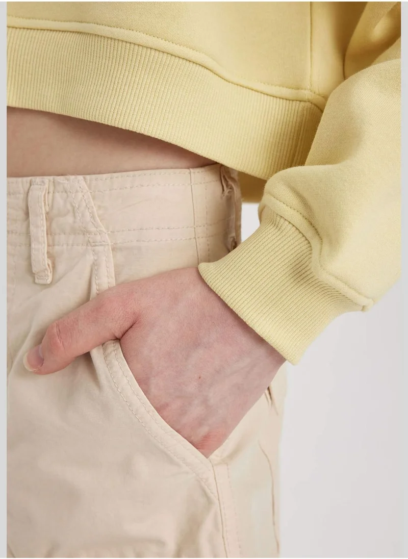 DeFacto Boxy Fit Long Sleeve Sweatshirt