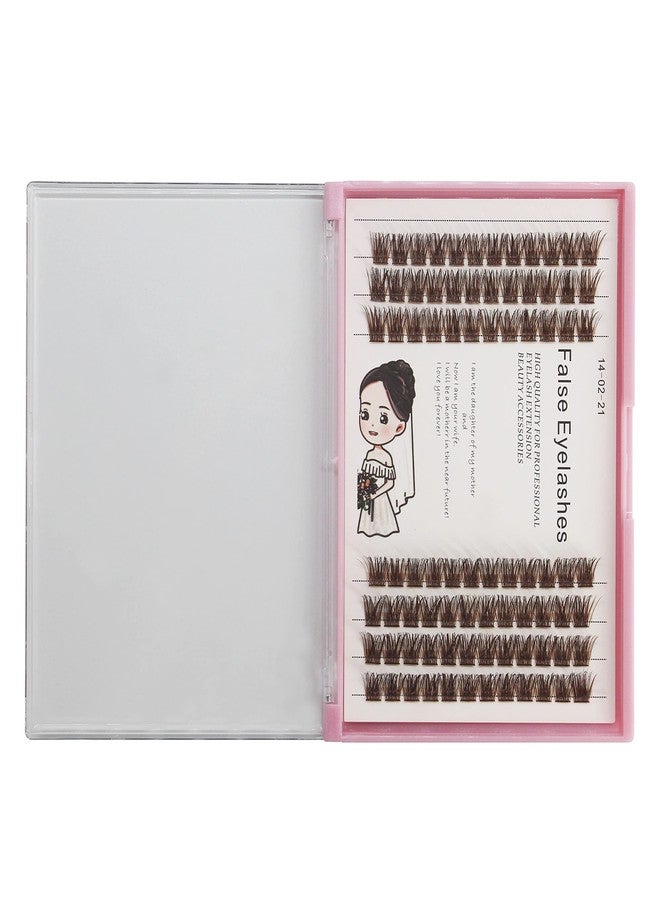 Bodermincer بودرمنسر د كيرل بني كلستر رموش صناعية واسعة الحجم 3D روسية الحجم رموش فردية مكياج (20MM) - Image 5