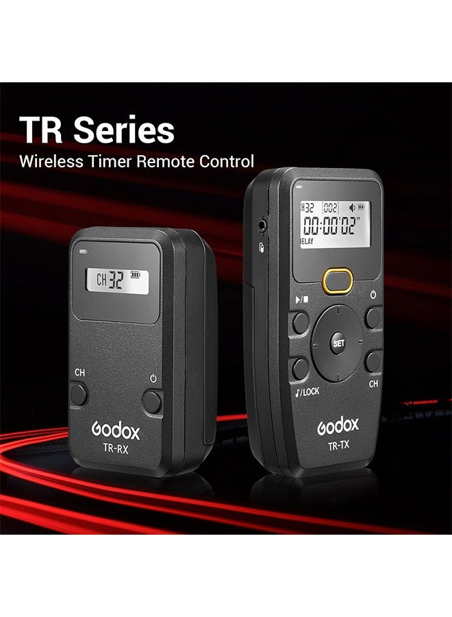 Godox TR-N1TR-N3  Remote Shutter Release for Nikon, Wireless Shutter Release Intervalometer Compatible for Nikon Z9 Z7 Z6 Z5 D850 D800 D750 D610 F90 D7200 D7100 D5600 D3300 D90 - Image 2