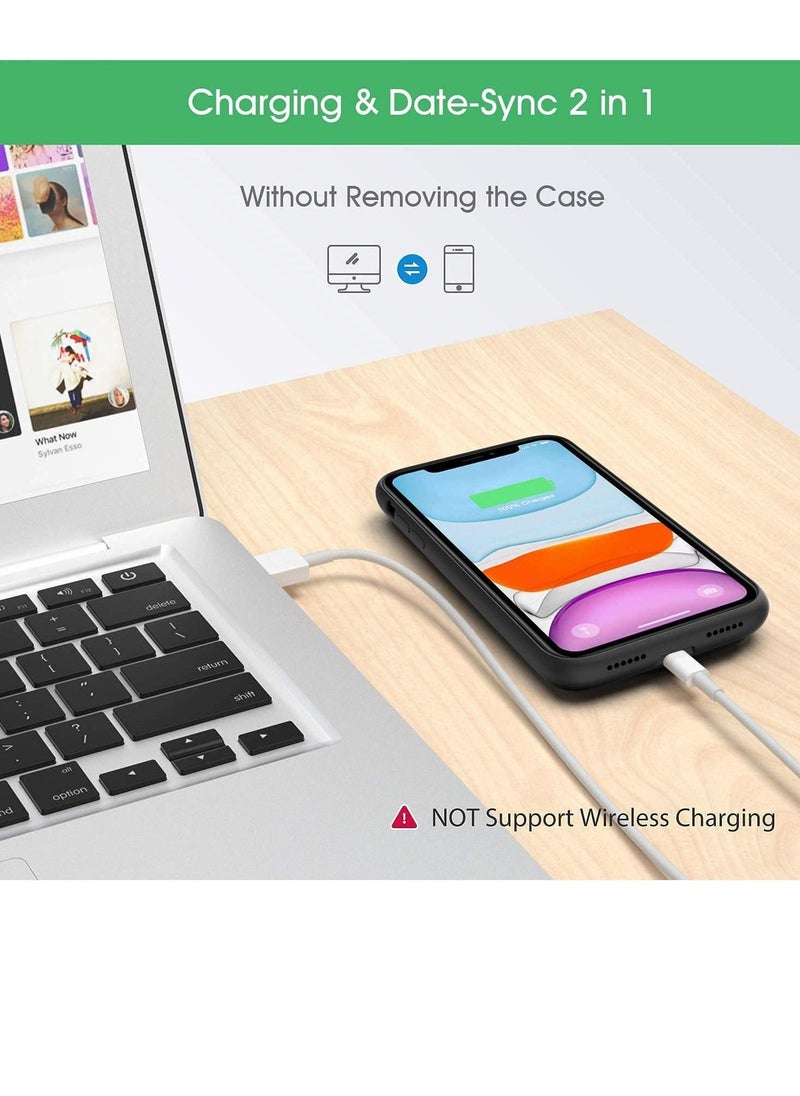 Generic - Battery Case for iPhone 11 Pro, 3500mAh Protective Portable Charging Case for iPhone 11 Pro Rechargeable Extended Battery Pack Power Backup Cover - Image 1