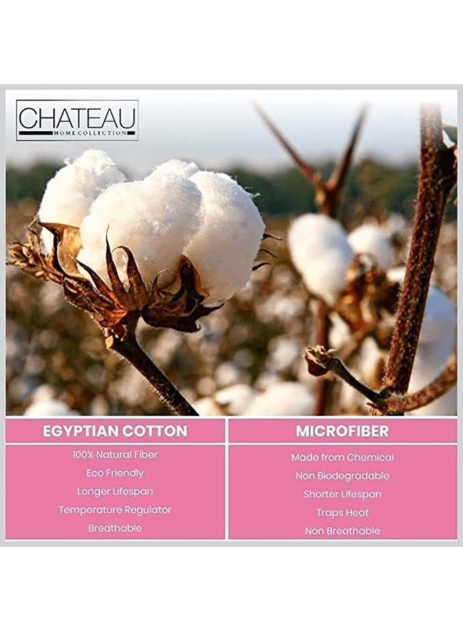 كيو بيد طقم ملاية مقلم بأستك مكون من 3 قطع للفنادق و المنازل و القري السياحية بيج - Image 4