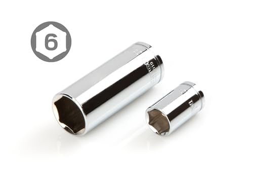 TEKTON 3/8 Inch Drive 6-Point Socket and Ratchet Set, 46-Piece (5/16-3/4 in., 8-19 mm) | SKT15301 - Image 5