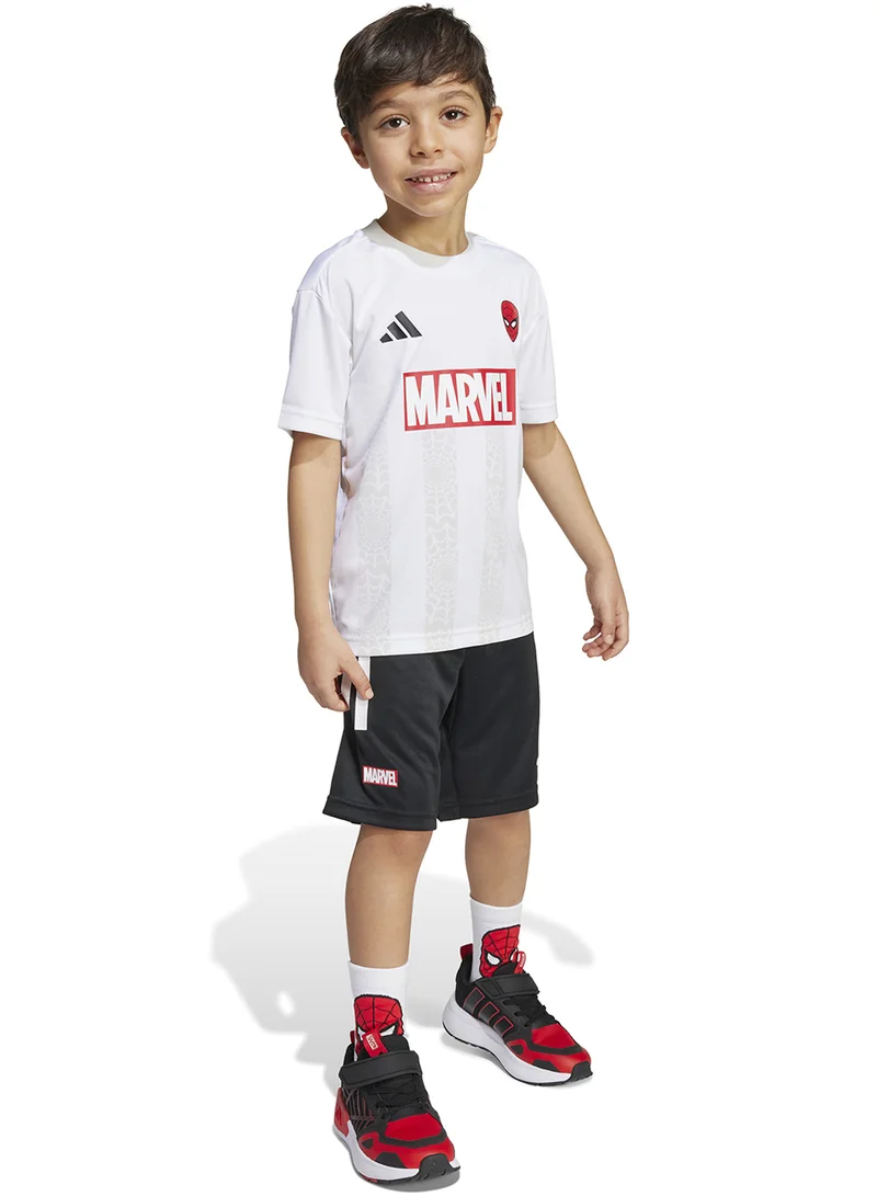 adidas Kids Marvel Spider Man Tiro Set