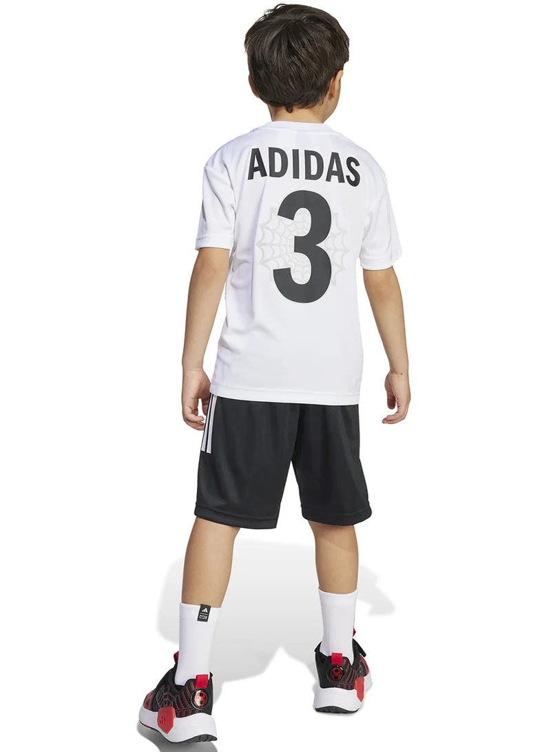 adidas Kids Marvel Spider Man Tiro Set